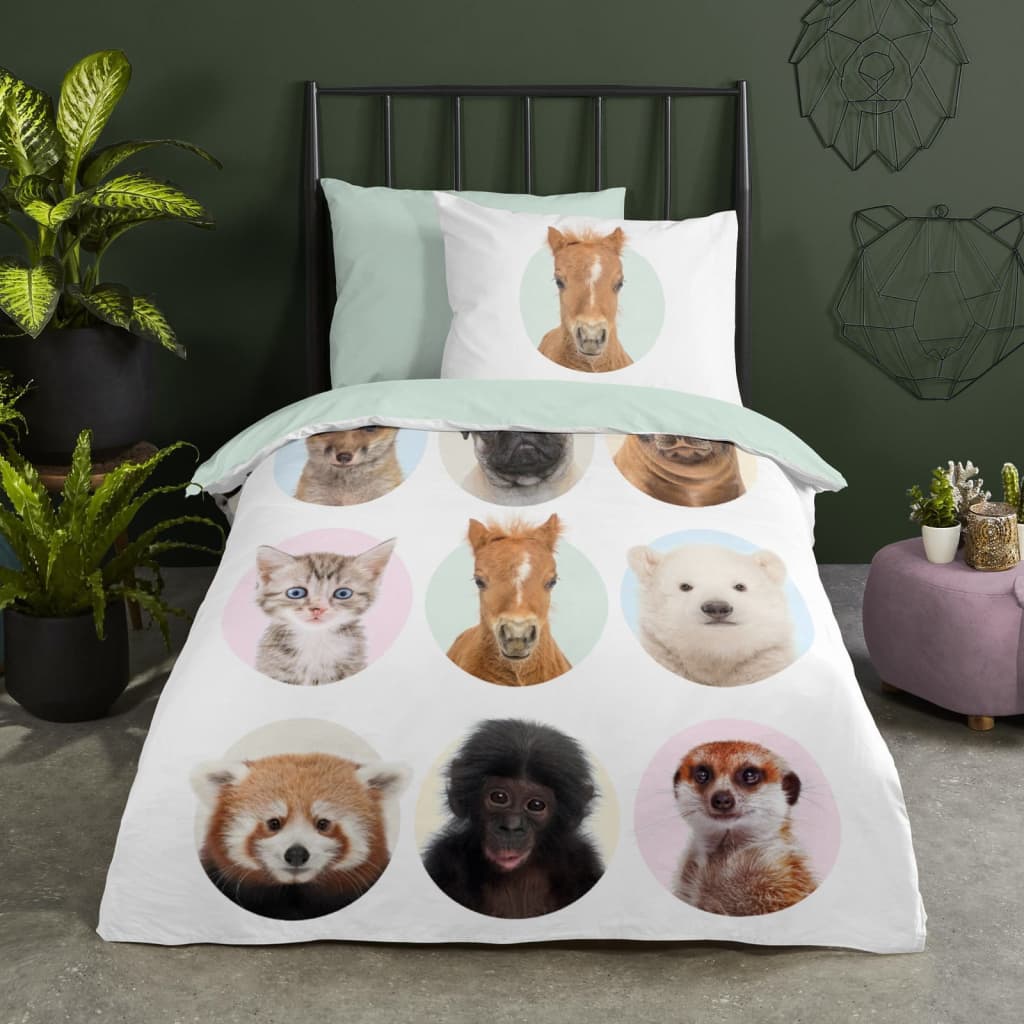 Good Morning Kids Duvet Cover YOUNG A 140x200/220 cm Multicolour