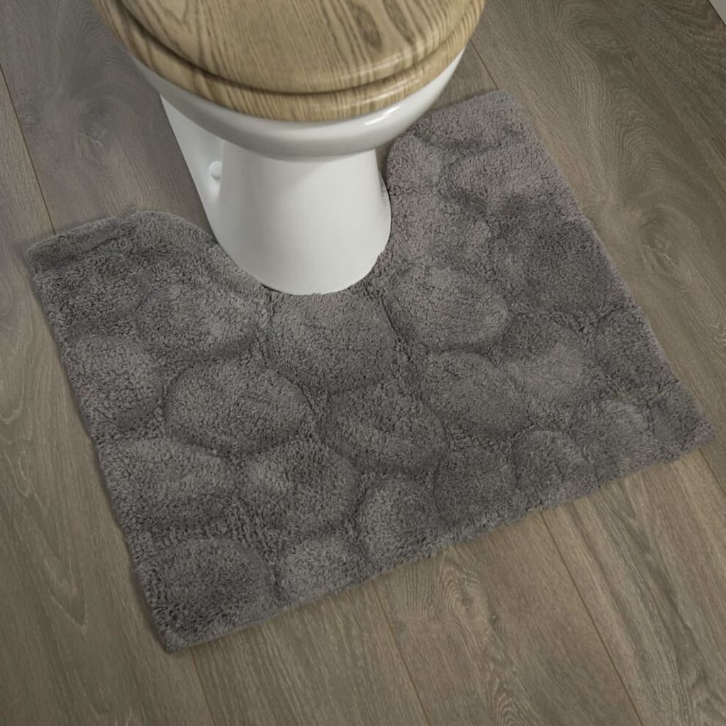 Sealskin Pedestal Mat Pebbles Cotton 50x60 cm Grey