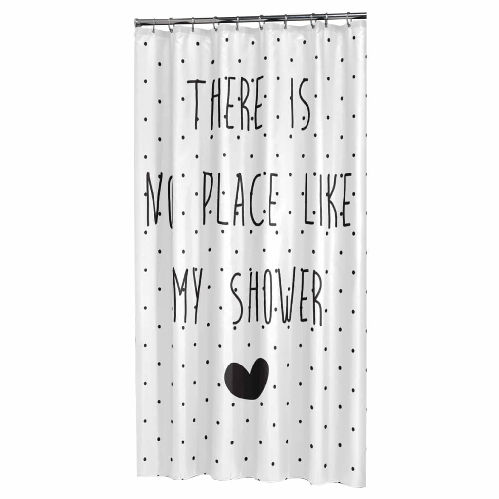 Sealskin Shower Curtain Lyrics 180 cm Black and White 233581319