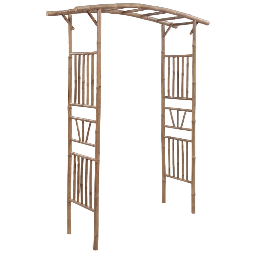 Berkfield Rose Arch Bamboo 145x40x187 cm