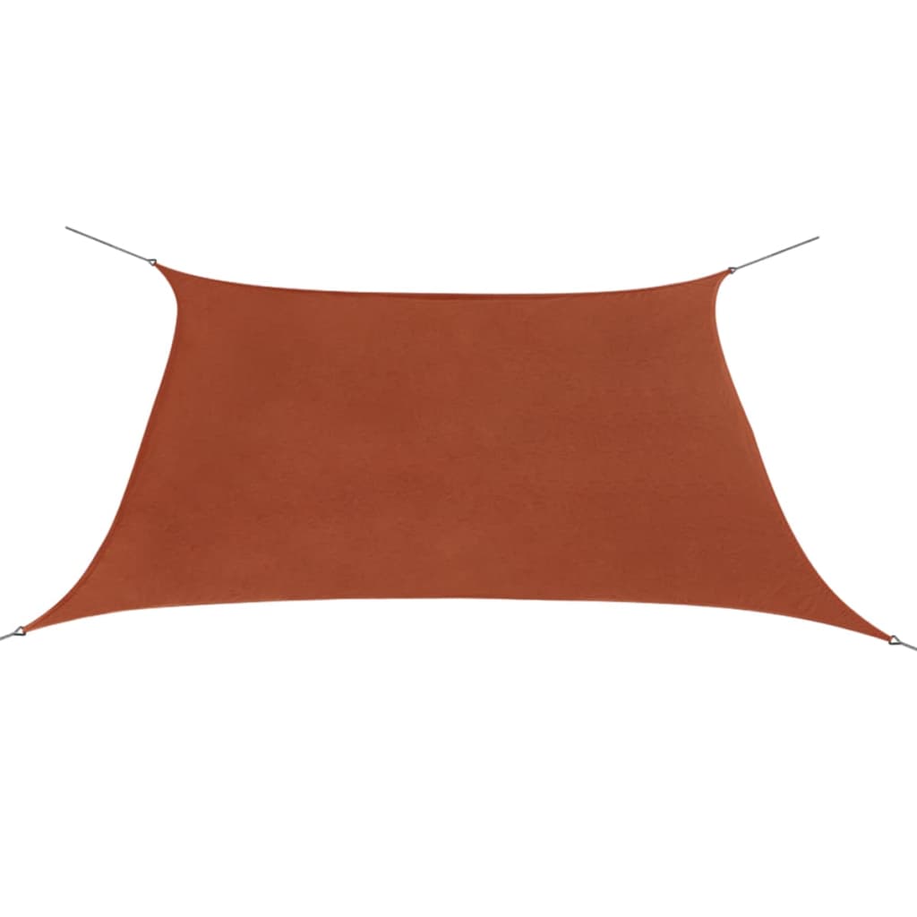 Berkfield Sunshade Sail Oxford Fabric Square 2x2 m Terracotta