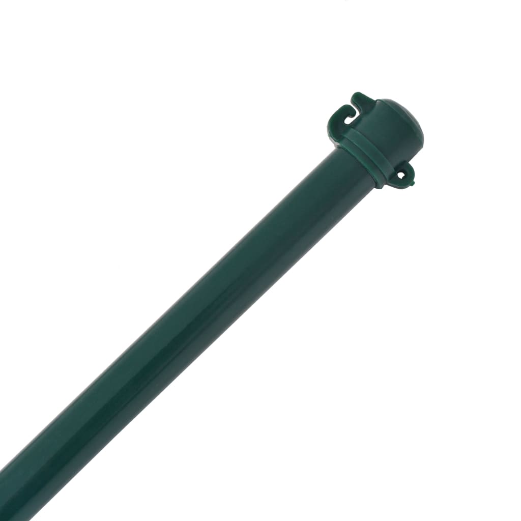 Berkfield Garden Posts 10 pcs 1.5 m Metal Green