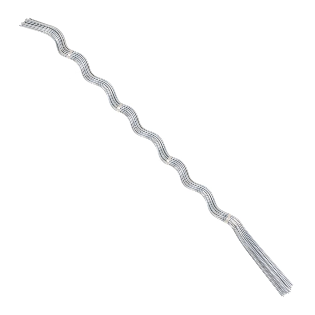 Berkfield 50 pcs Spiral Plant Supports 170 cm Galvanised Steel