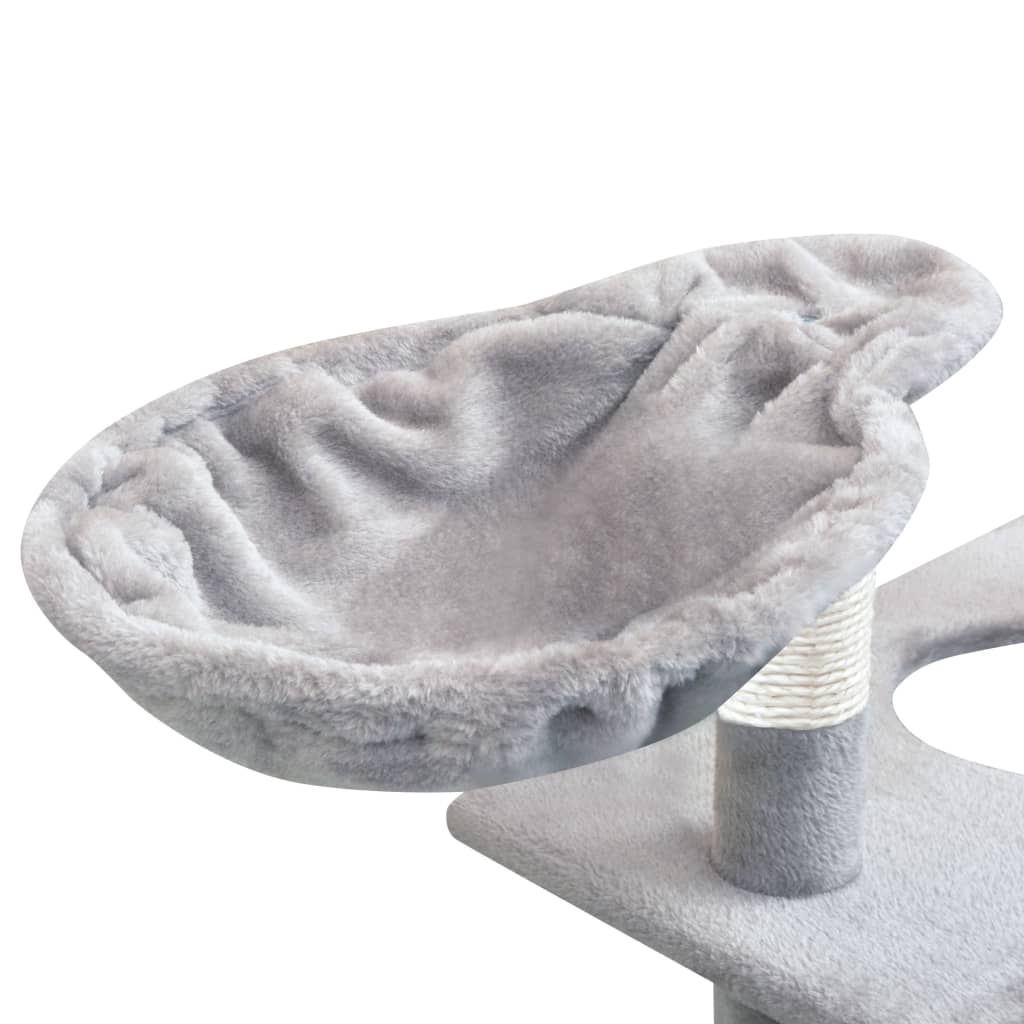 Berkfield Cat Tree with Sisal Scratching Posts 150 cm Grey