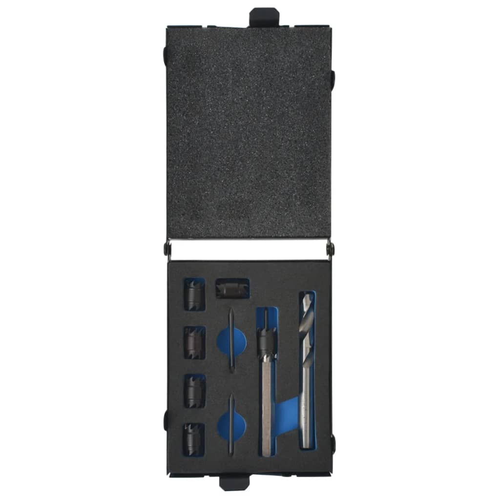 Berkfield Nine Piece Spot Weld Cutter and Drill Bit Set HSS