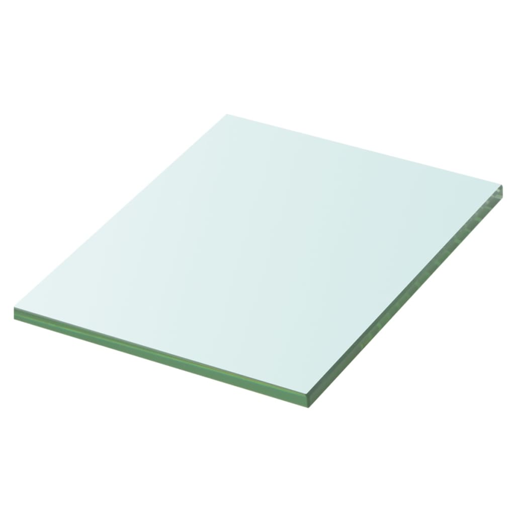Berkfield Shelf Panel Glass Clear 20x15 cm