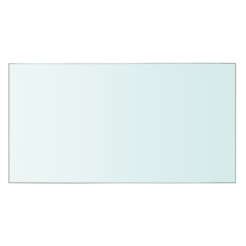 Berkfield Shelf Panel Glass Clear 30x12 cm