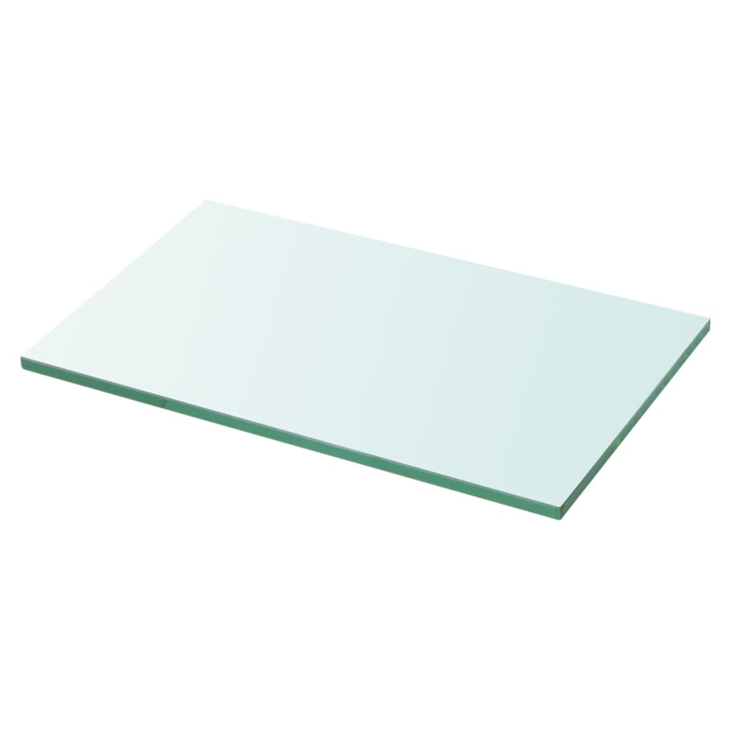 Berkfield Shelf Panel Glass Clear 30x15 cm