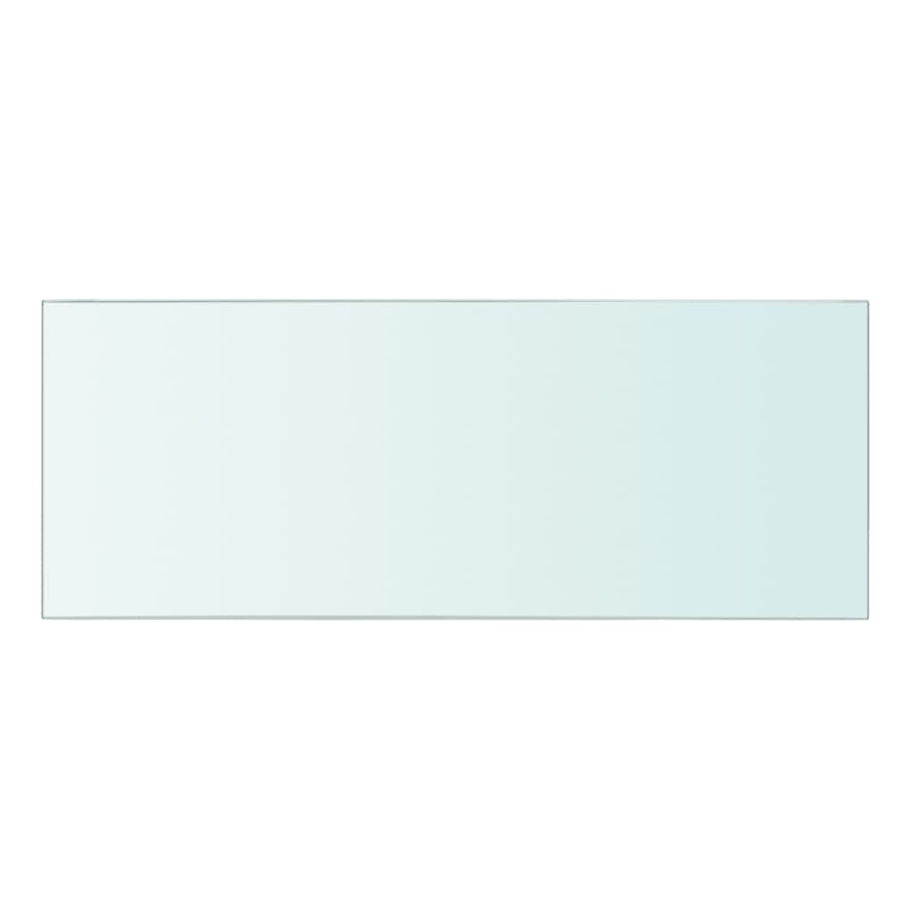 Berkfield Shelf Panel Glass Clear 40x15 cm