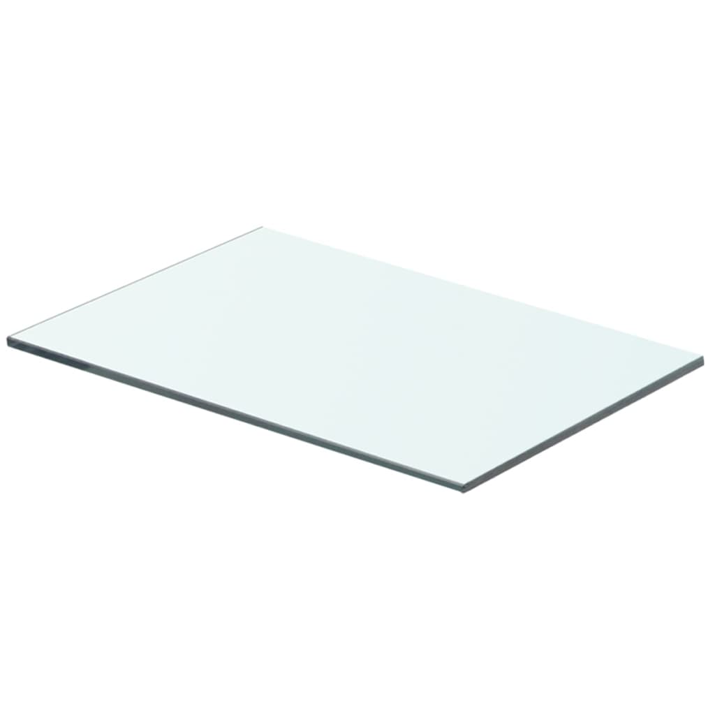 Berkfield Shelf Panel Glass Clear 40x20 cm