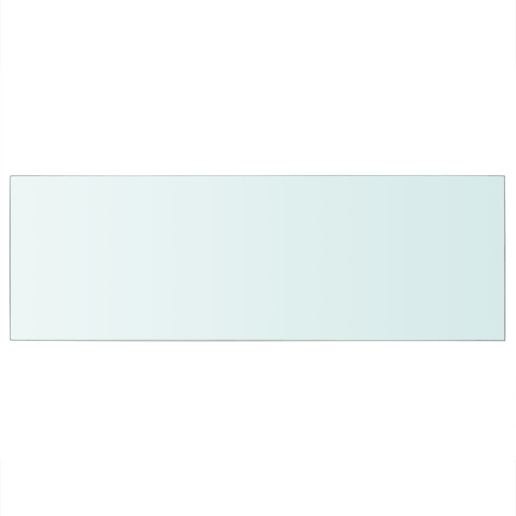 Berkfield Shelf Panel Glass Clear 70x25 cm