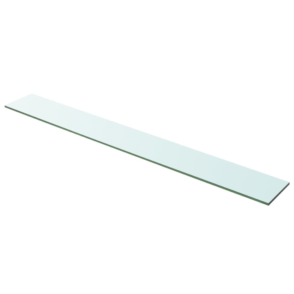 Berkfield Shelf Panel Glass Clear 100x12 cm