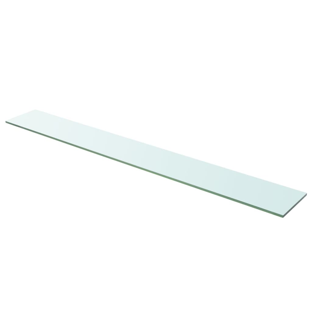 Berkfield Shelf Panel Glass Clear 110x15 cm