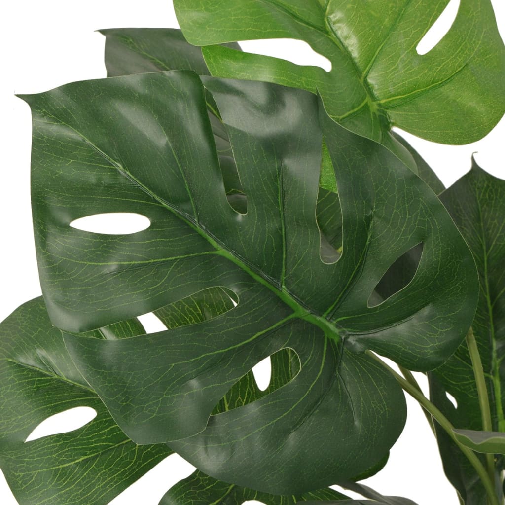 Berkfield Artificial Monstera Plant with Pot 45 cm Green