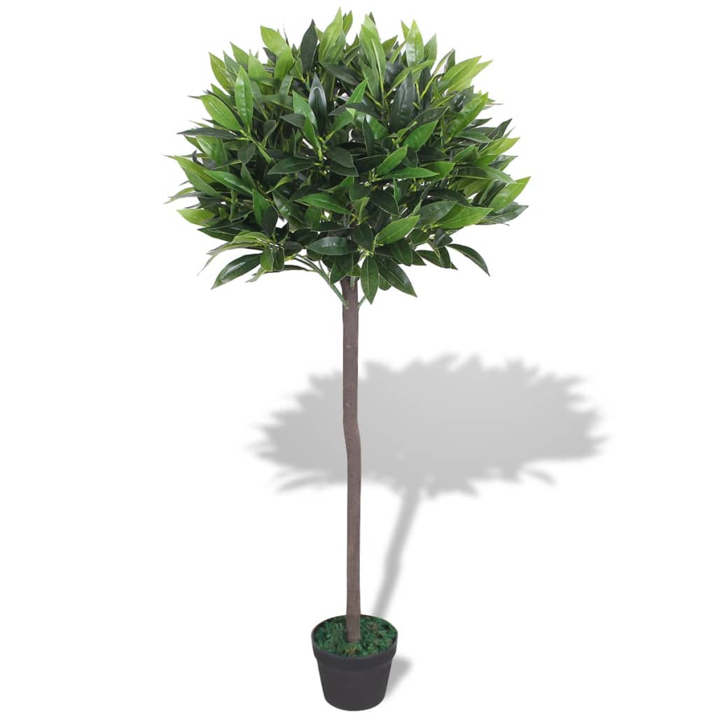Berkfield Artificial Bay Tree Plant with Pot 125 cm Green
