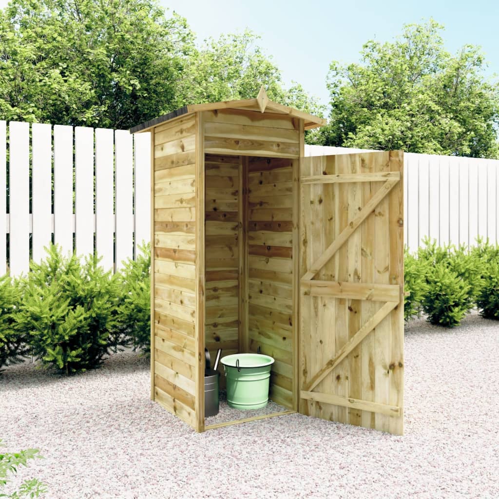 Berkfield Garden Storage Shed Impregnated Pinewood 100x100x210 cm