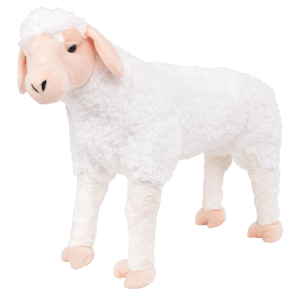 Berkfield Standing Plush Toy Sheep White XXL