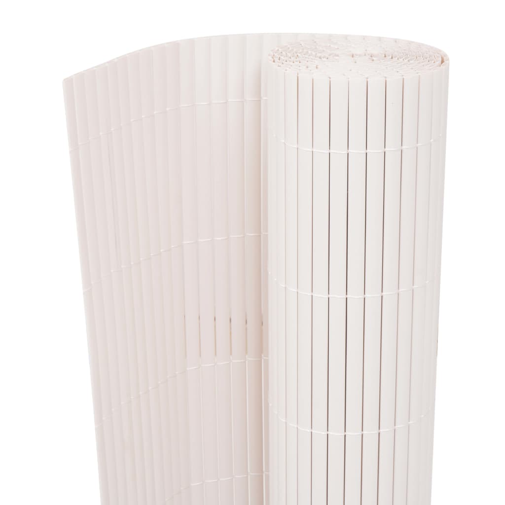 Berkfield Double-Sided Garden Fence 90x300 cm White