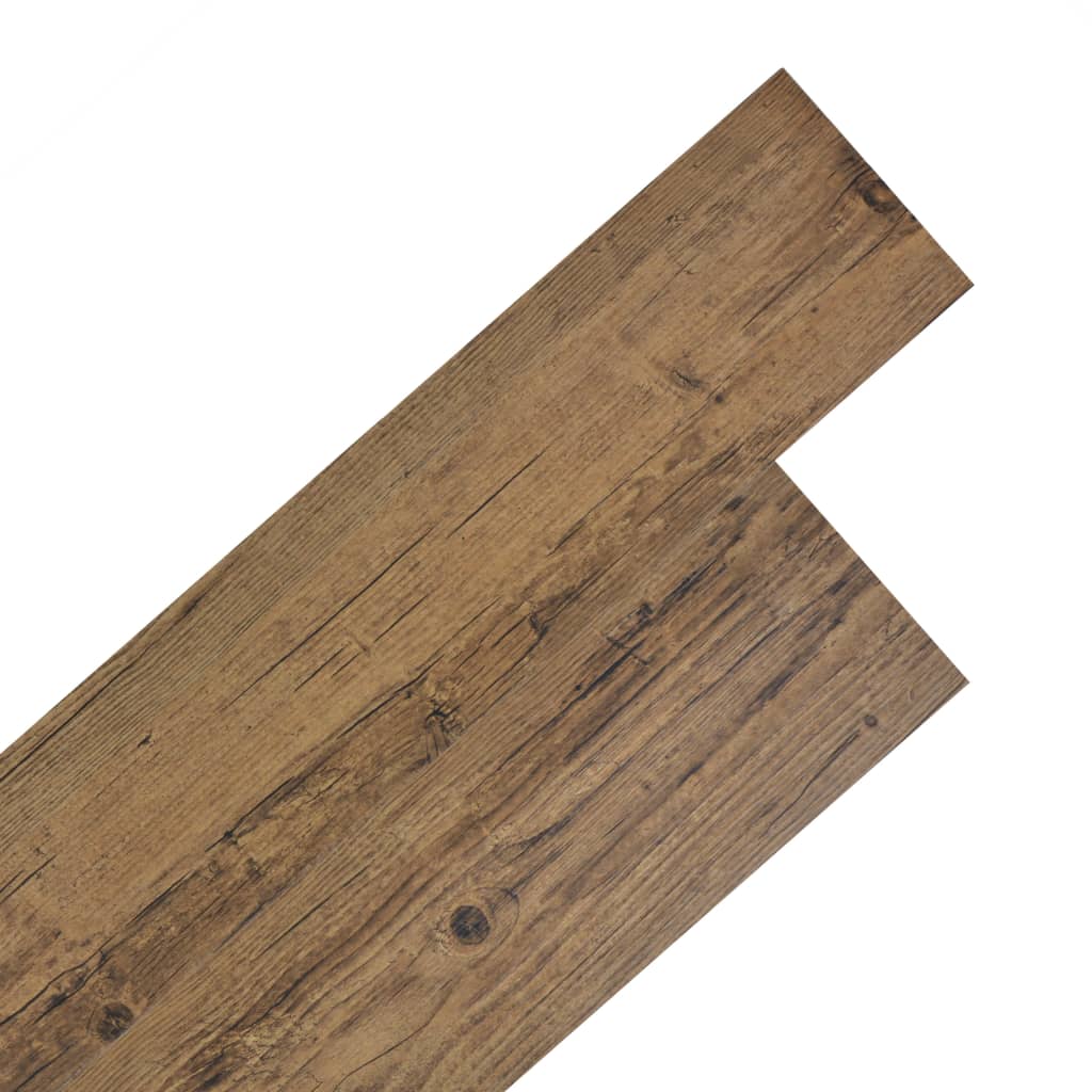 Berkfield Self-adhesive PVC Flooring Planks 5.02 m�__ 2 mm Walnut Brown