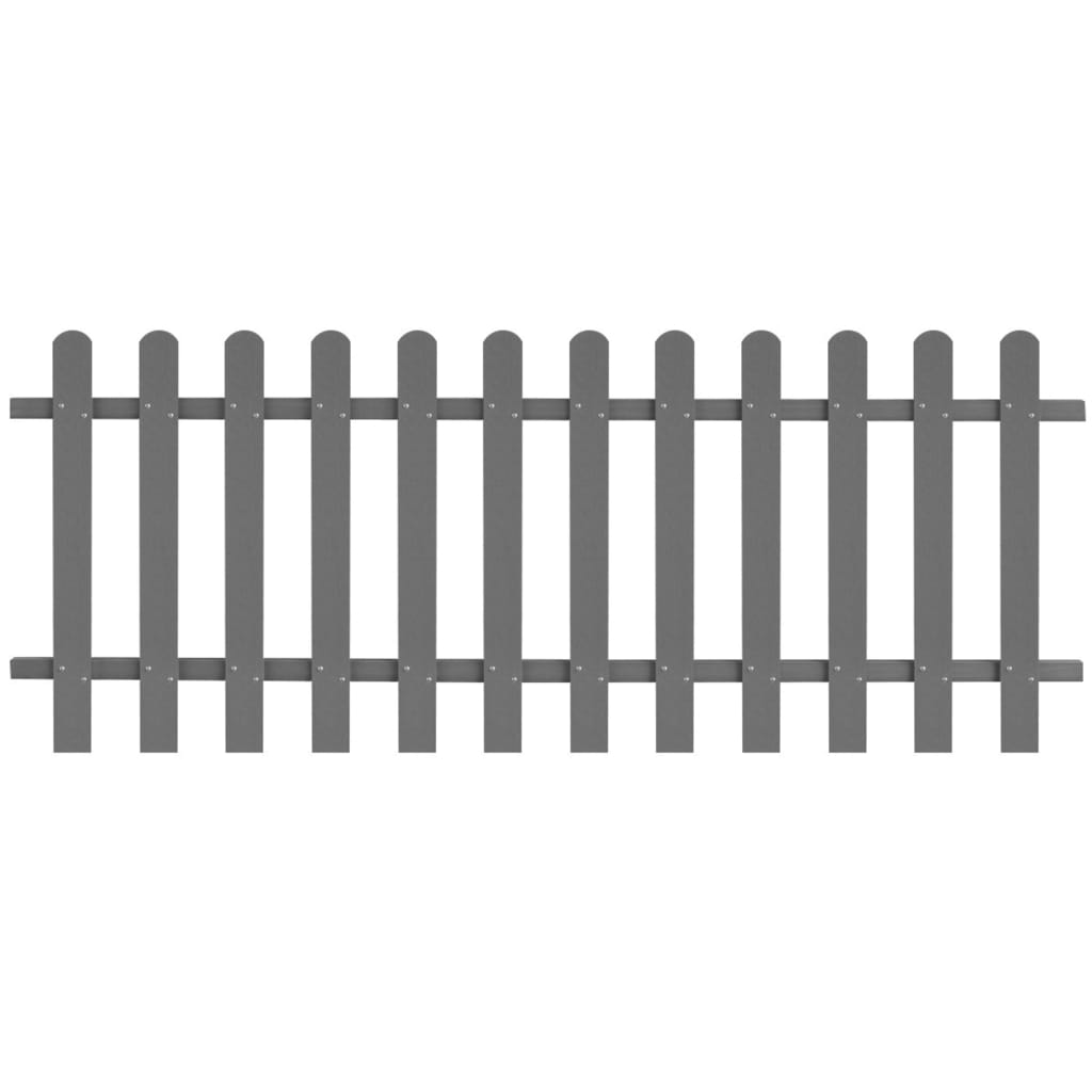 Berkfield Picket Fence WPC 200x80 cm