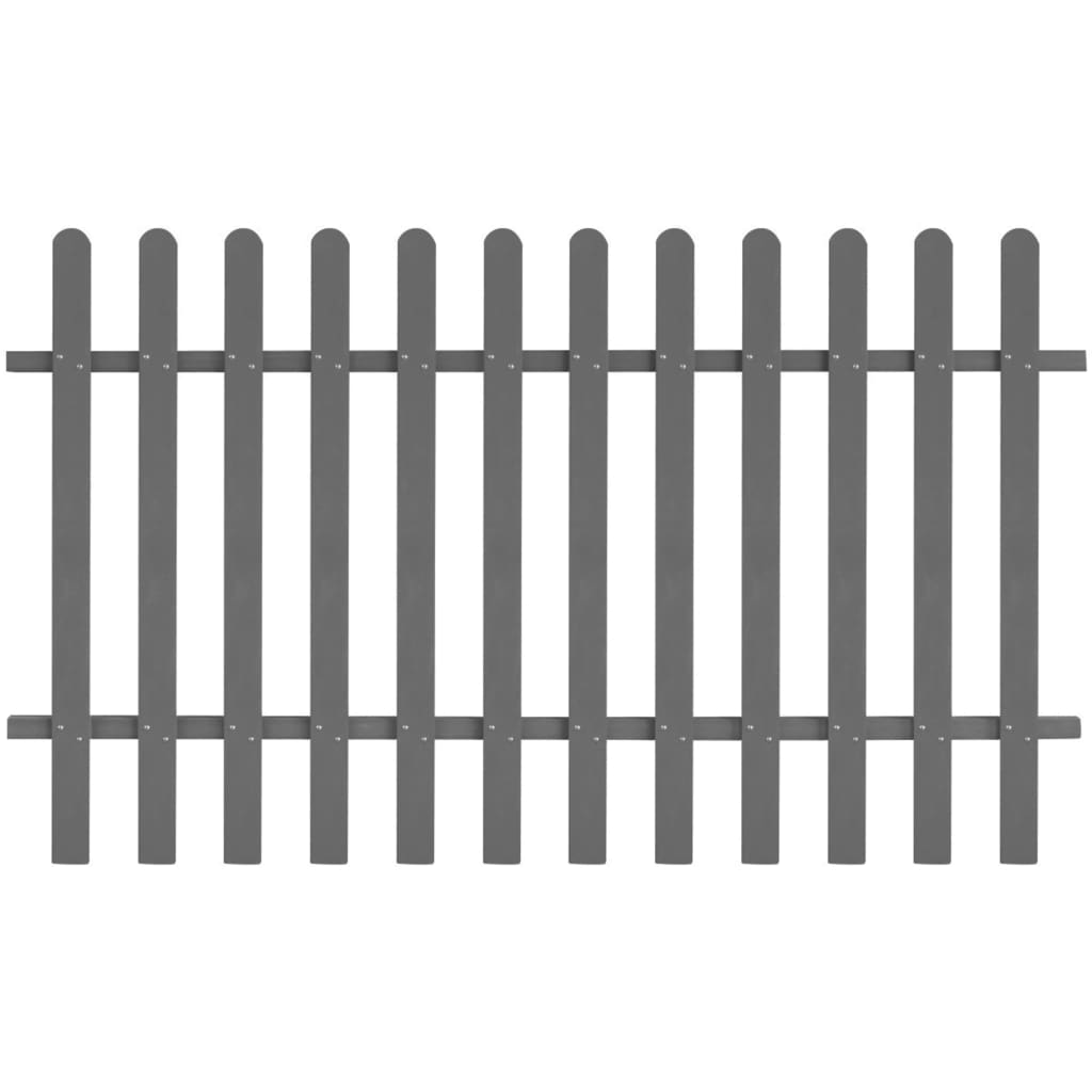 Berkfield Picket Fence WPC 200x120 cm