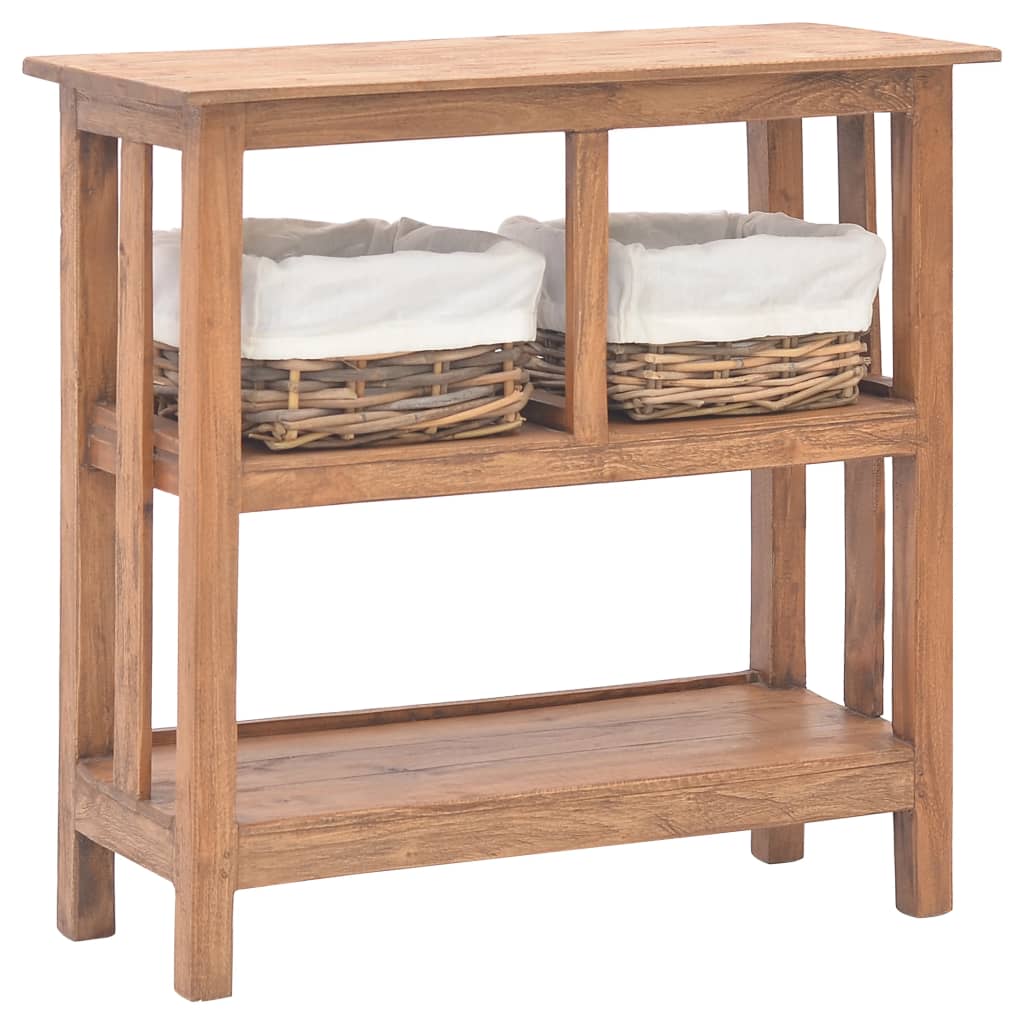 Berkfield Console Table Solid Reclaimed Wood 69x28x70 cm