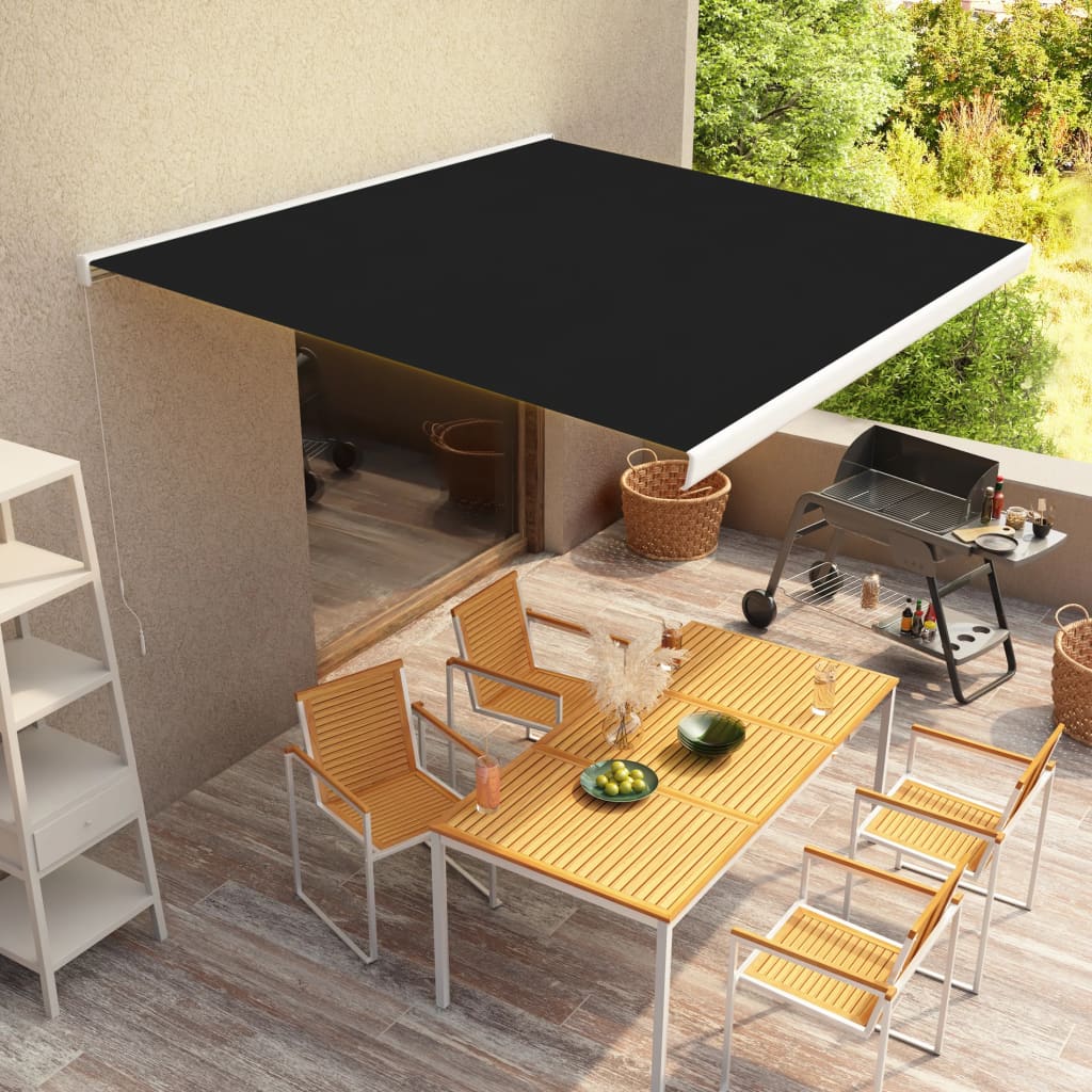 Berkfield Manual Cassette Awning 350 cm Anthracite