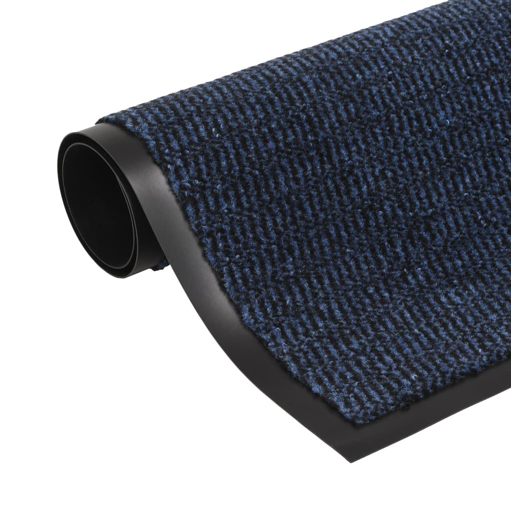 Berkfield Dust Control Mat Rectangular Tufted 80x120 cm Blue