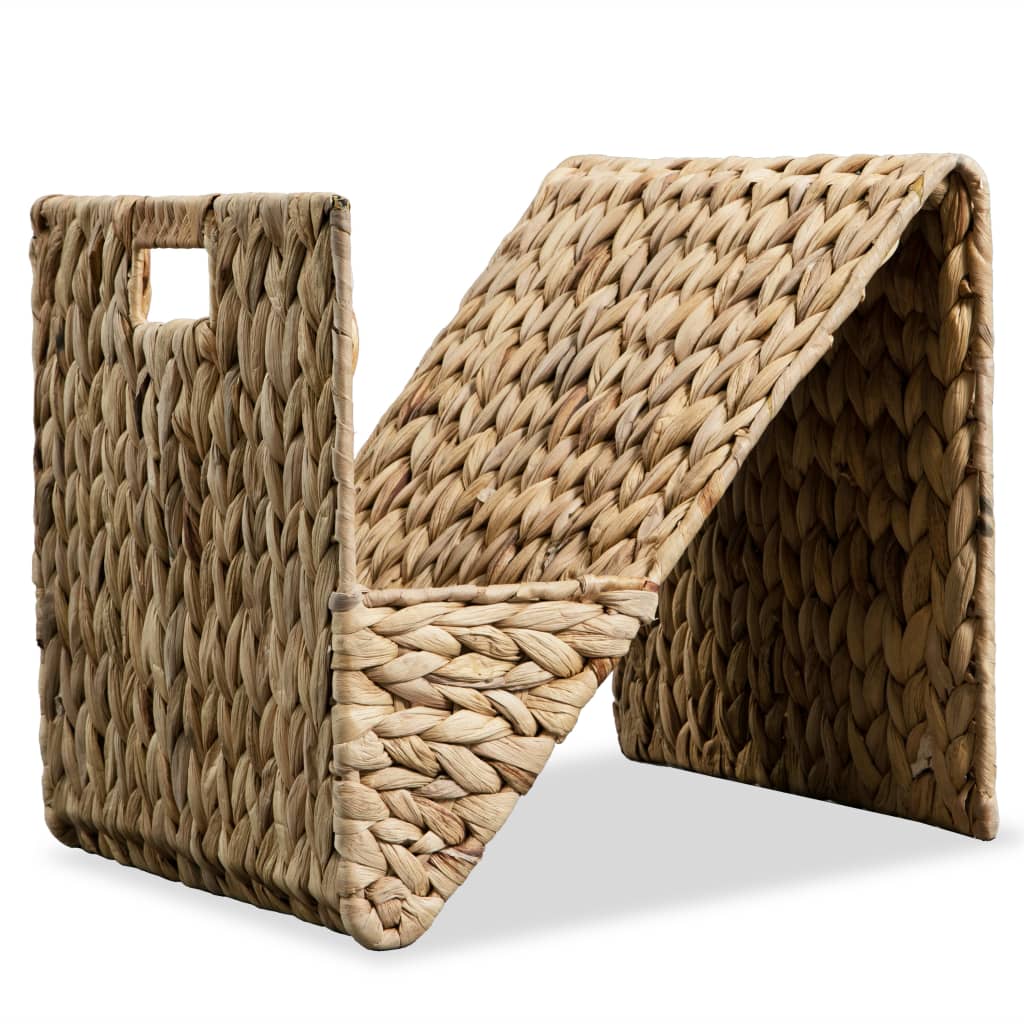 Berkfield Magazine Holder 31x31x31 cm Water Hyacinth