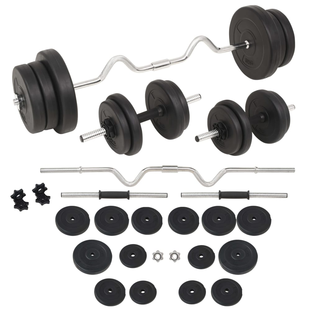 Berkfield Barbell and Dumbbell Set 60 kg