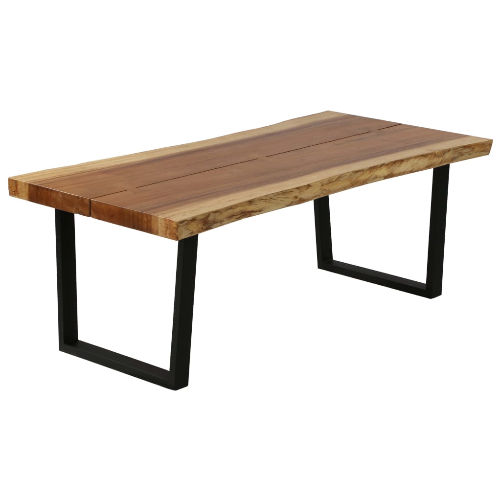 Berkfield Coffee Table Solid Suar Wood 102x56x41 cm