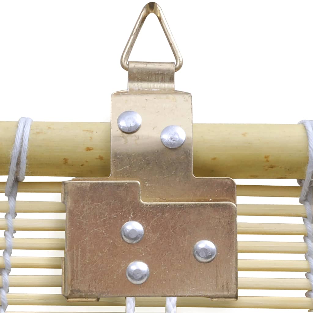 Berkfield Roller Blind Bamboo 100x220 cm Natural