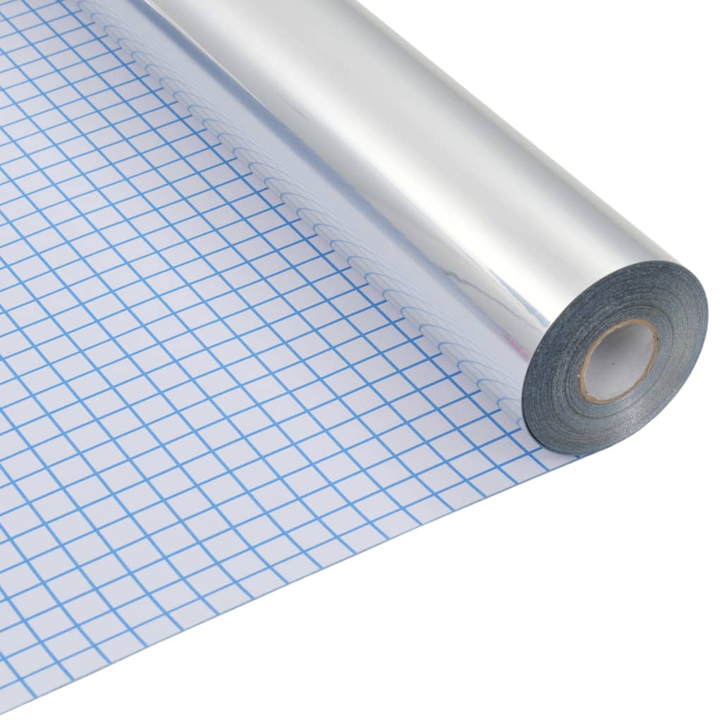 Berkfield Reflective Mirror Privacy Film Self-Adhesive 0.9x10 m