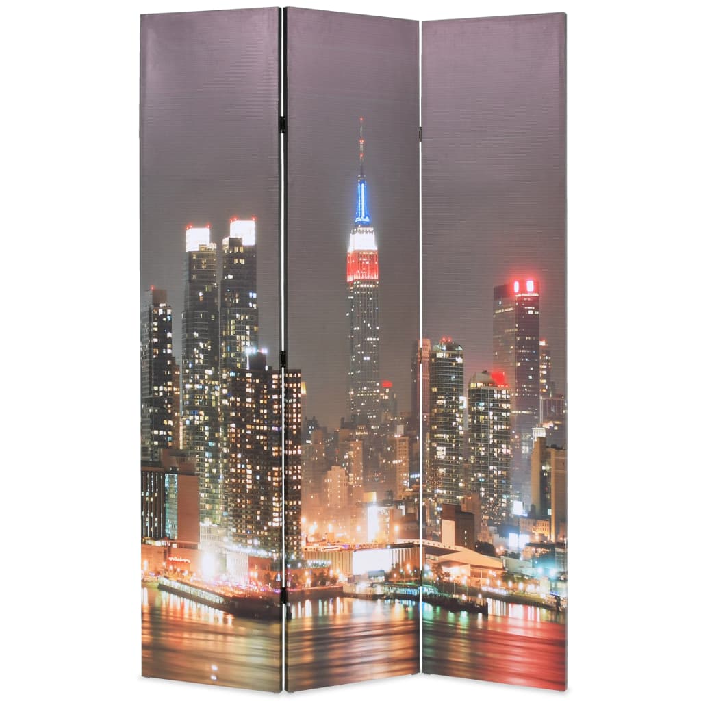 Berkfield Folding Room Divider 120x170 cm New York by Night