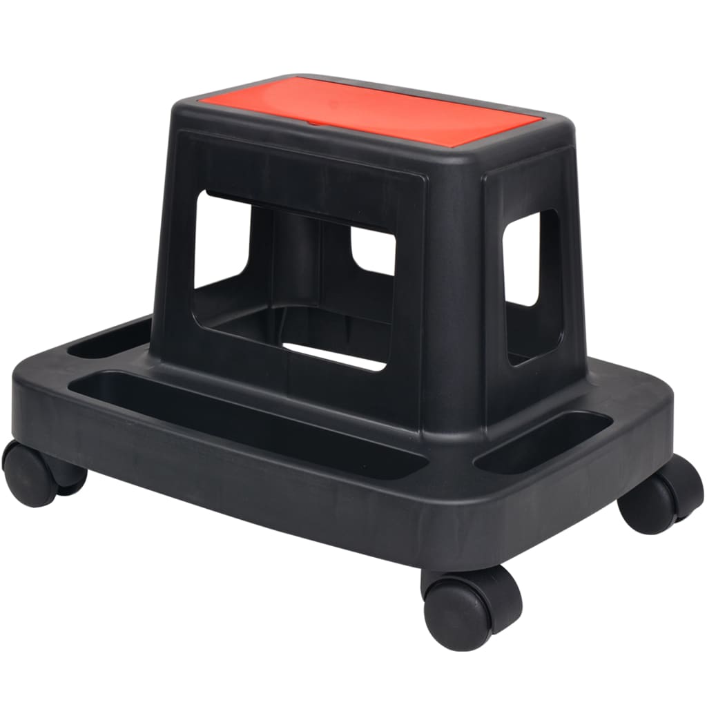Berkfield Rolling Workshop Stool with Storage 150 kg