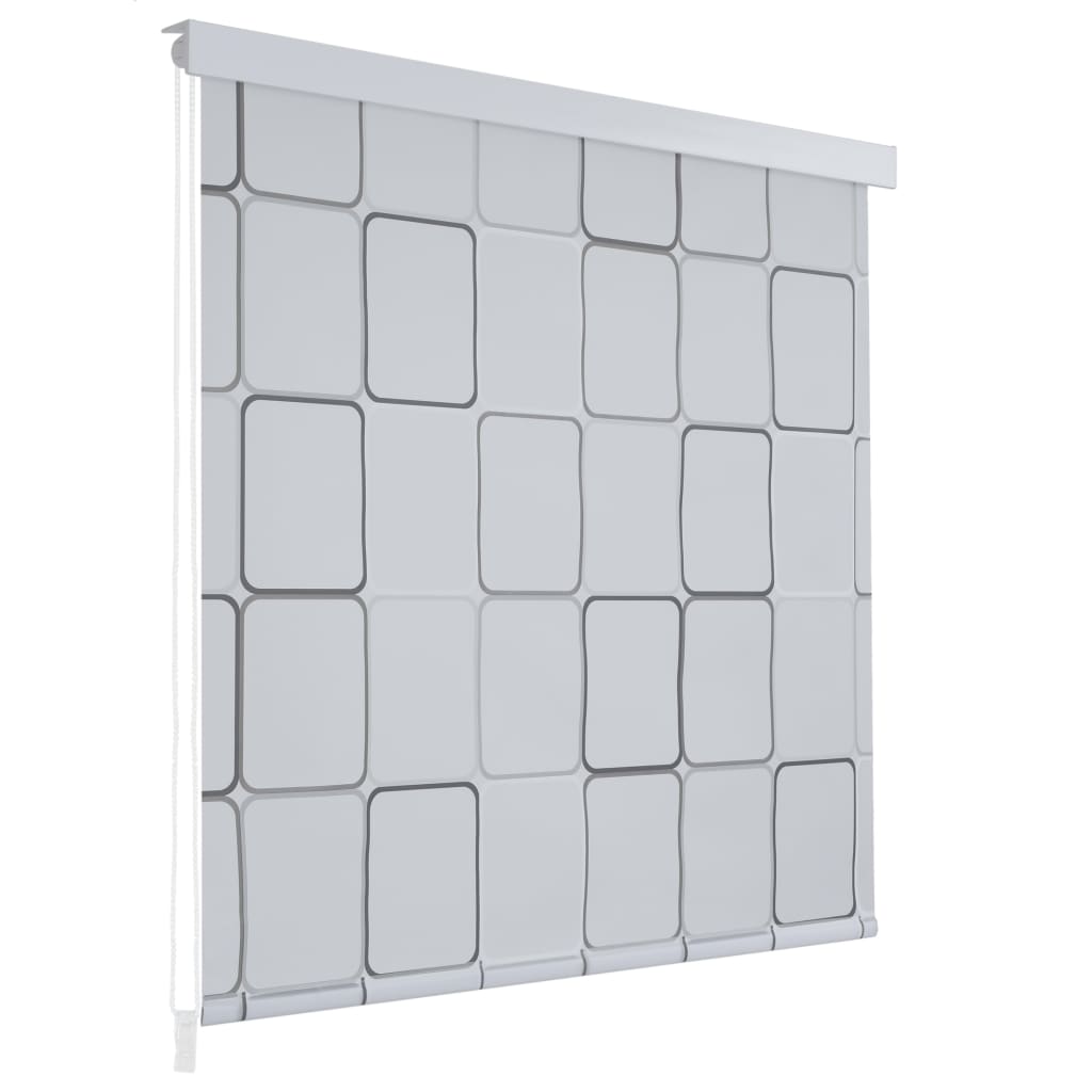Berkfield Shower Roller Blind 160x240 cm Square