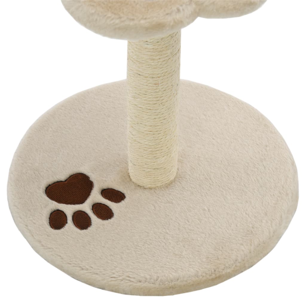 Berkfield Cat Tree with Sisal Scratching Post 40 cm Beige and Brown