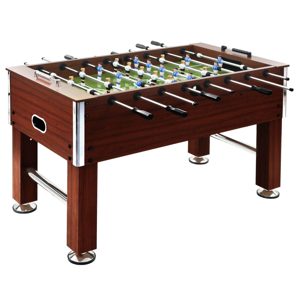 Berkfield Football Table Steel 60 kg 140x74.5x87.5 cm Brown