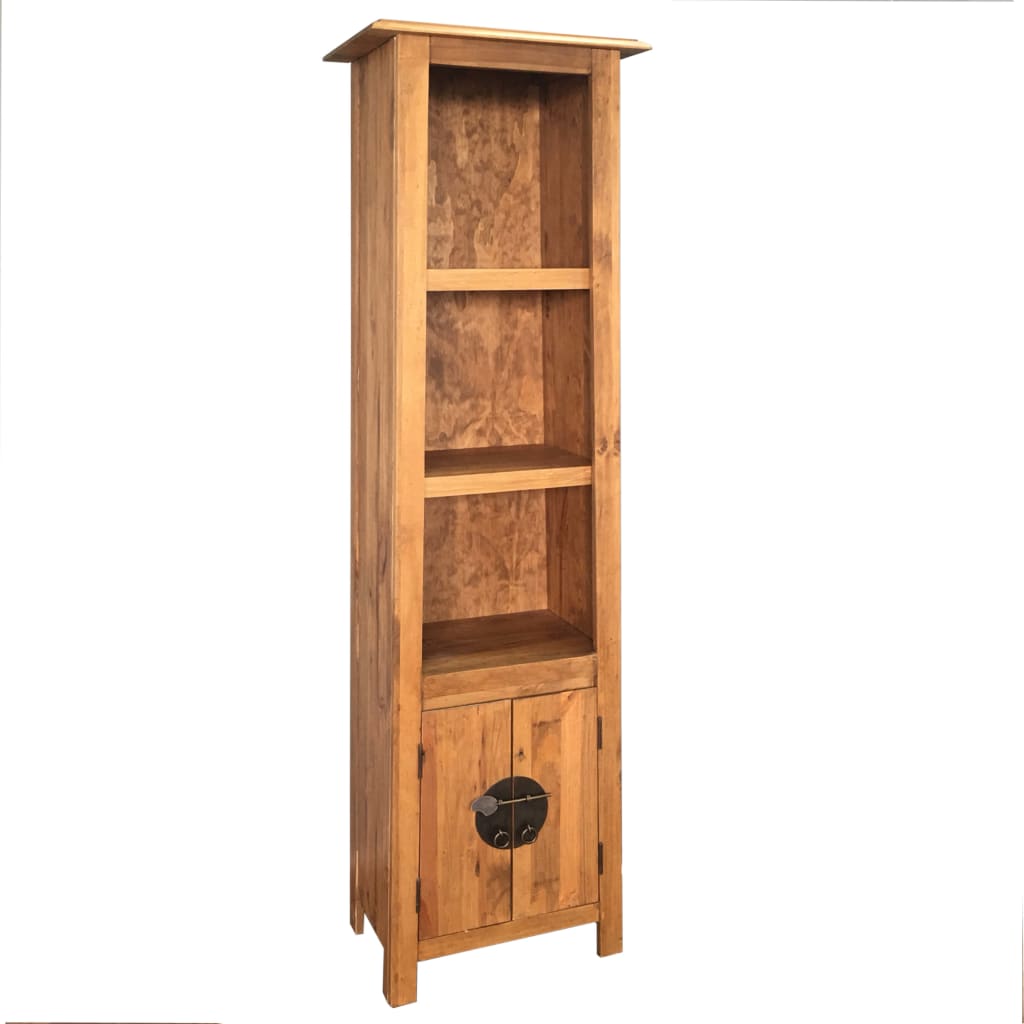 Berkfield Freestanding Bathroom Cabinet Solid Pinewood 48x32x170 cm