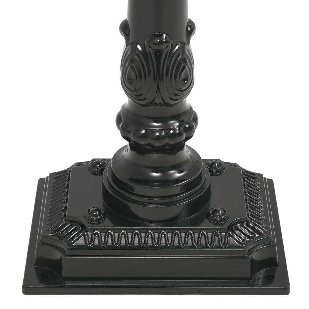 Berkfield Pedestal Letterbox Aluminium Vintage Style Rustproof Green