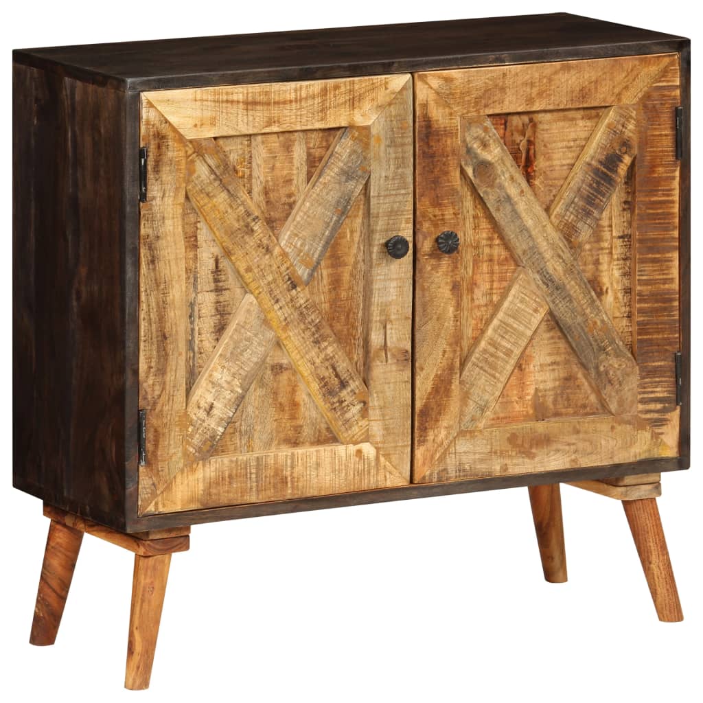 Berkfield Sideboard Solid Mango Wood 85x30x75 cm