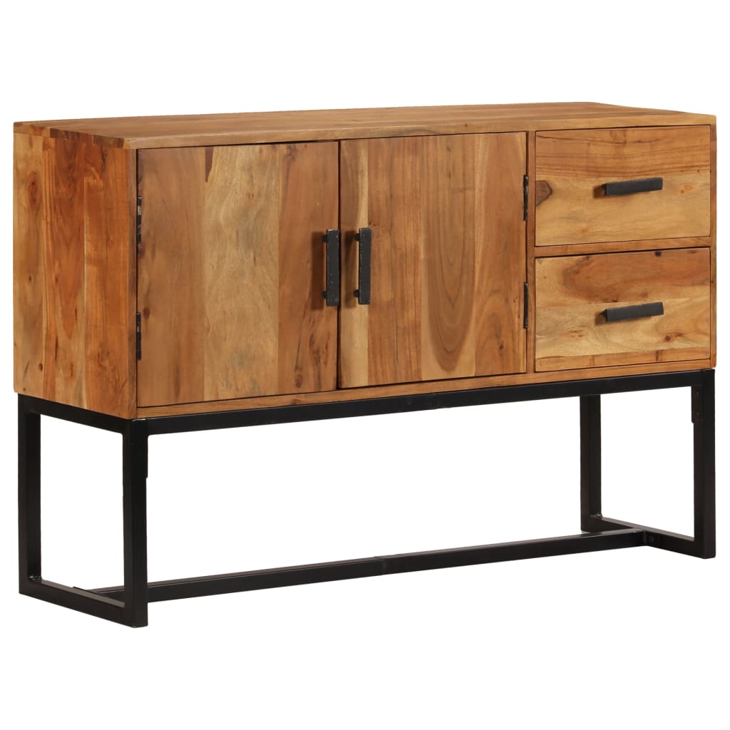 Berkfield Sideboard Brown 110x30x70 cm Solid Wood Acacia
