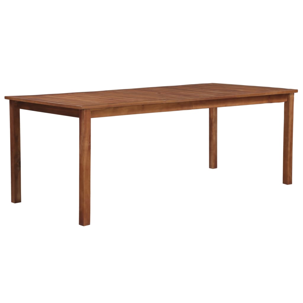 Berkfield Garden Table 200x100x74 cm Solid Acacia Wood