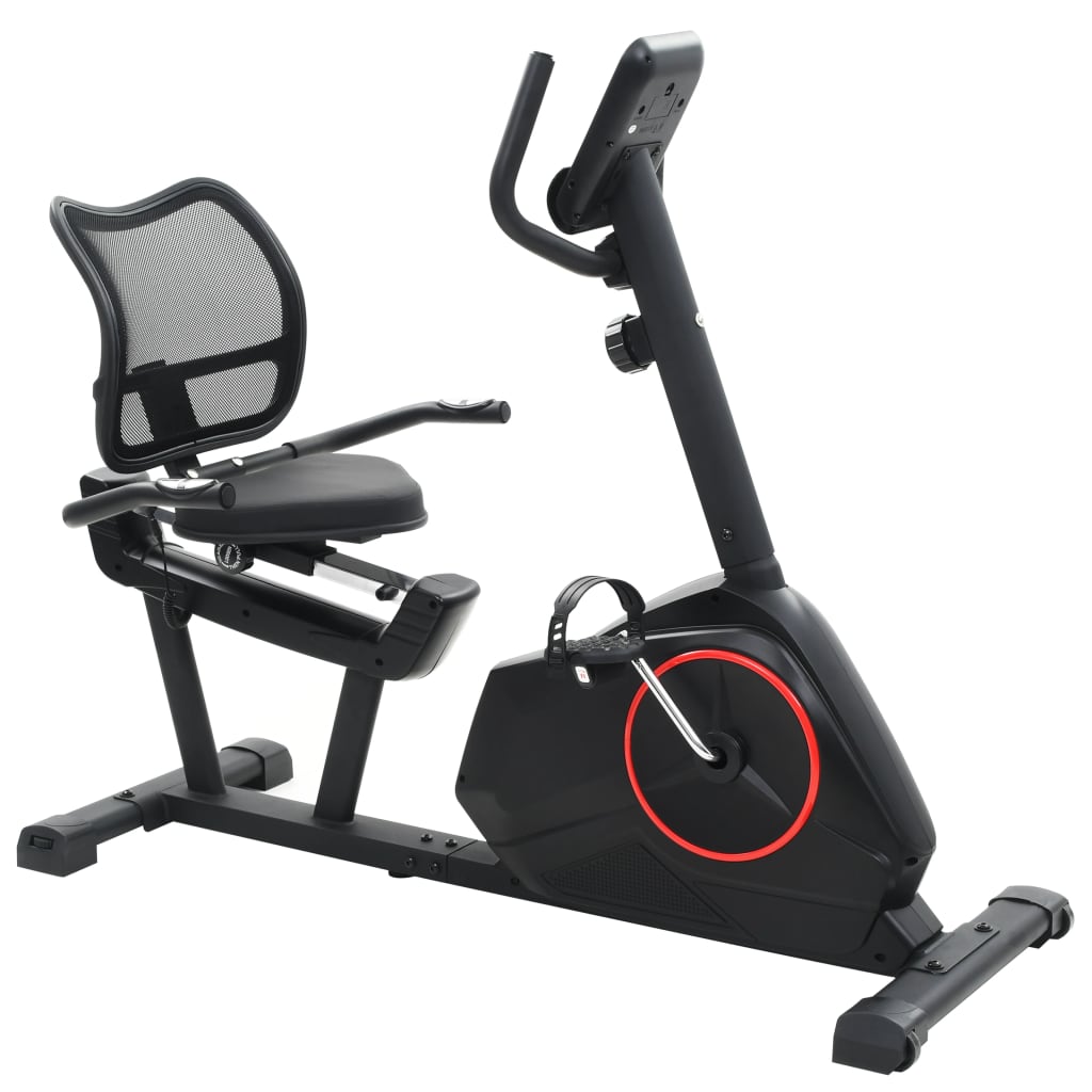 Berkfield Magnetic Recumbent Exercise Bike with Pulse Measurement