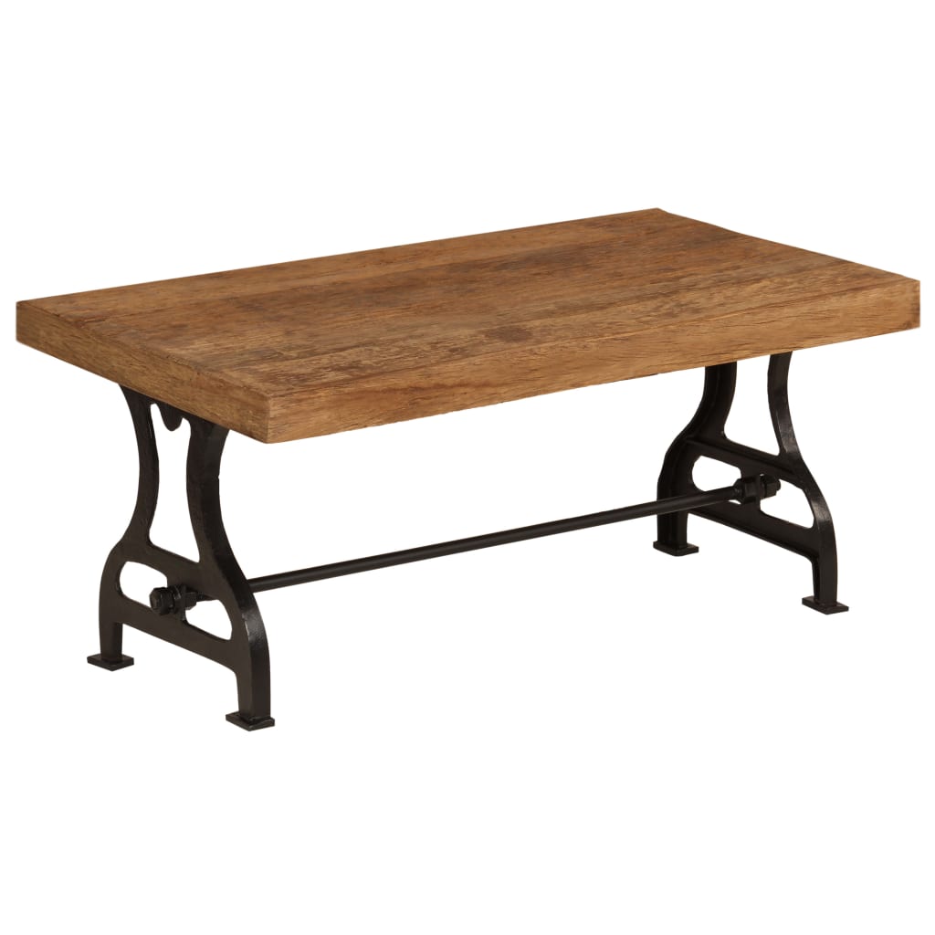 Berkfield Coffee Table Solid Reclaimed Wood 100x60x40 cm