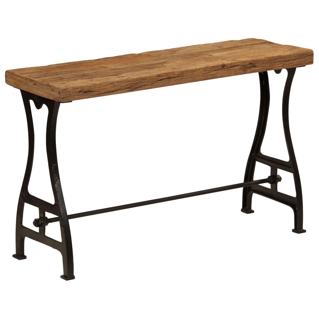 Berkfield Console Table Solid Reclaimed Wood 120x40x76 cm