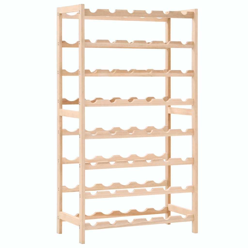 Berkfield Wine Rack Cedar Wood 57.5x28x102 cm