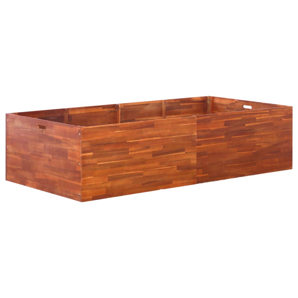 Berkfield Garden Raised Bed Acacia Wood 200x100x50 cm