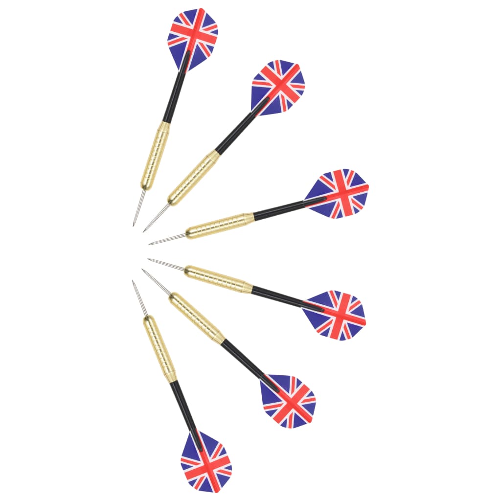 Berkfield Professional Dart Set with Dartboard Sisal Steel