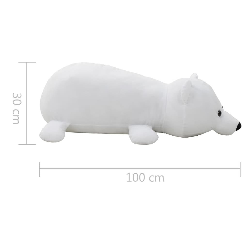 Berkfield Polar Bear Cuddly Toy Plush White